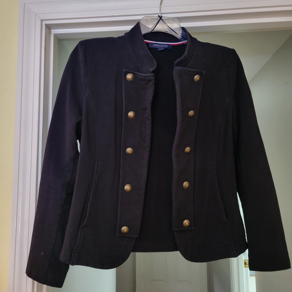 Tommy Hilfiger Black Blazer with Gold Buttons